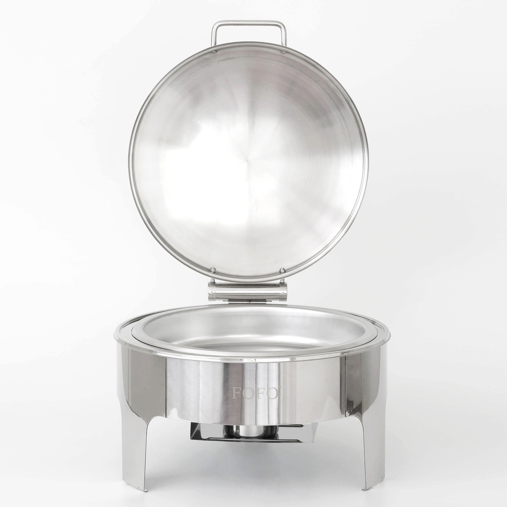 ชุดอุ่นอาหาร ทรงกลม ฝาแบนทึบ ปิดอัตโนมัติ 6L (1ชุด)