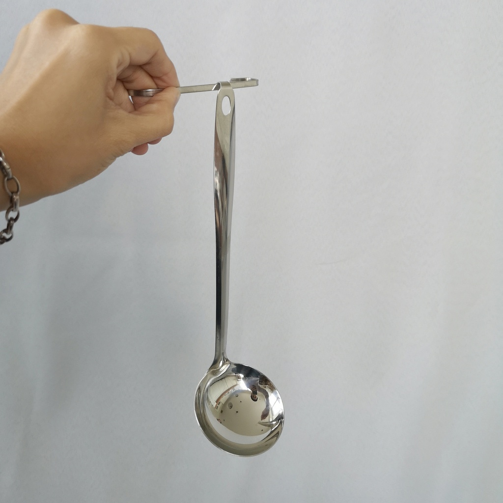 กระบวยสุกี้ ปลายเกี่ยว 7ซม. (30โหล)