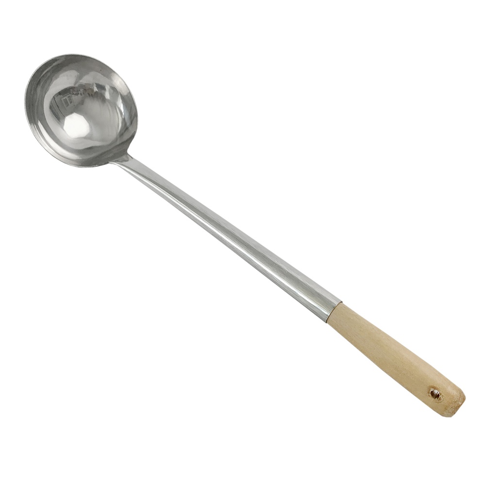 กระบวยด้ามไม้ 6 นิ้ว  (100อัน)  