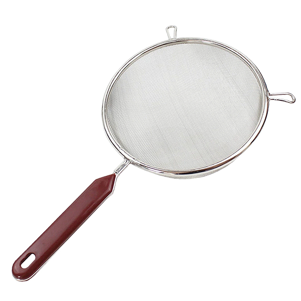 18cm双耳红柄网漏