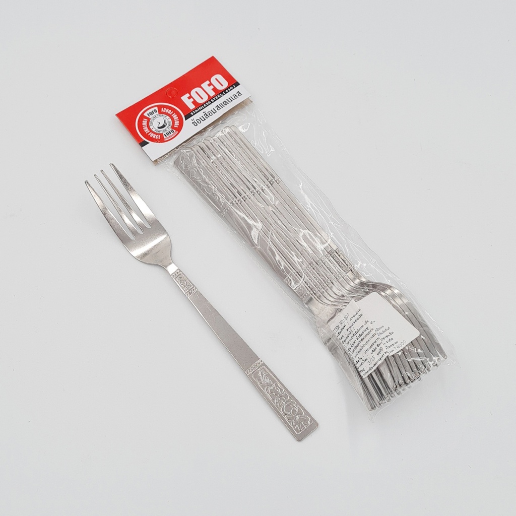 ส้อม ลายกุหลาบ (60โหล)