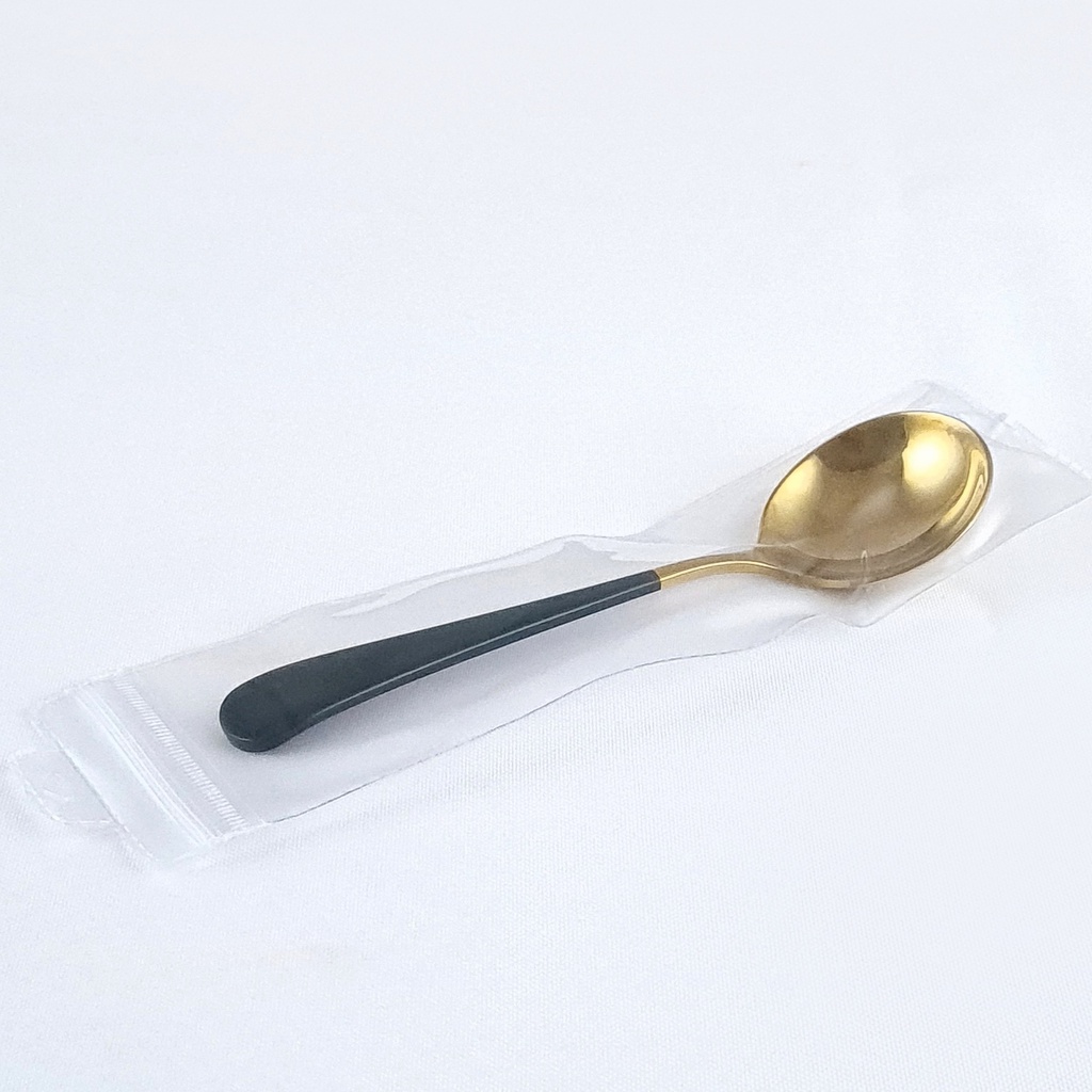 网红勺 镀金+绿色