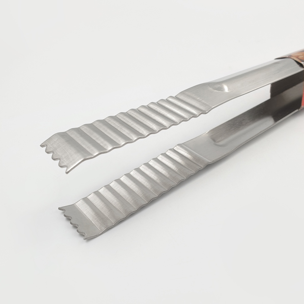 ที่คีบ ปลายหยัก 12นิ้ว (120อัน)