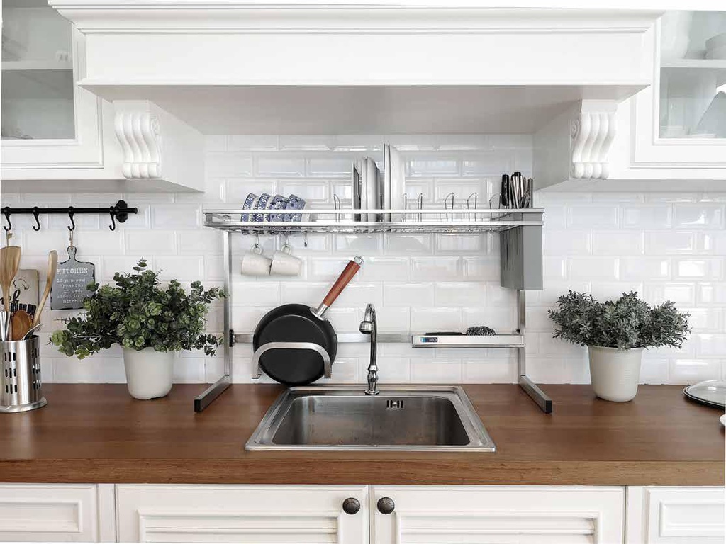 304 ชั้นคว่ำจานคร่อมซิ้งค์ขาL 86ซม. (1ชุด)