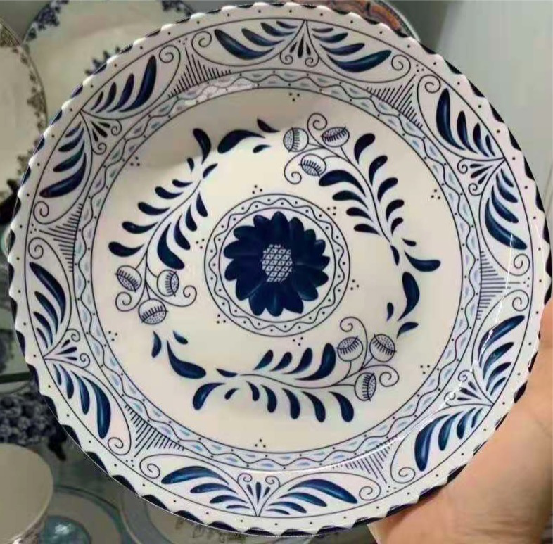 山西印花8饭盘YD18 (3N)(48)