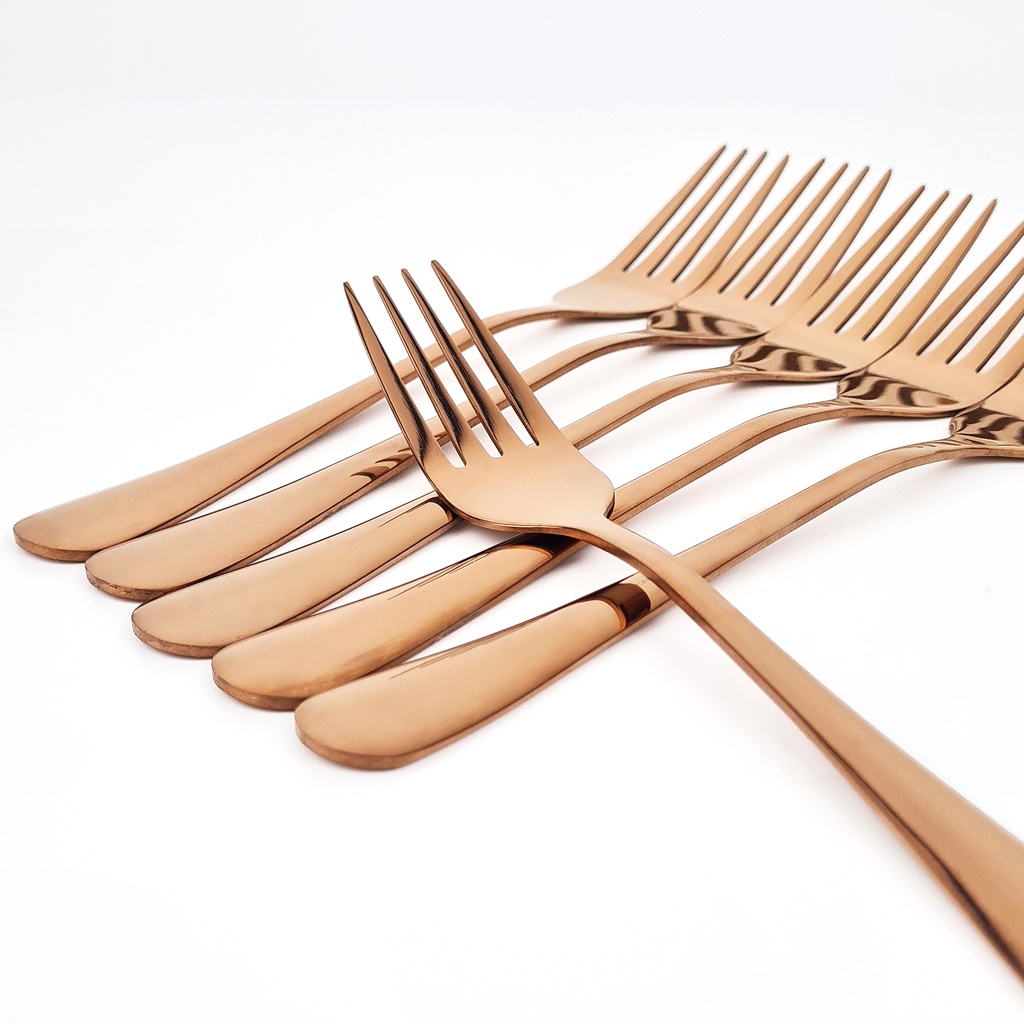 玫瑰金色1010大叉（6只装）