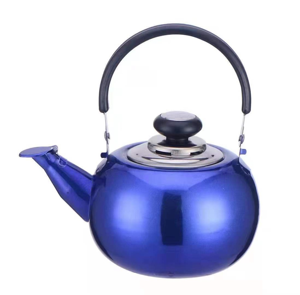 蓝色茶壶14cm