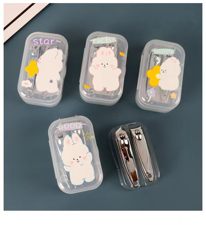 No.1 ชุดกรรไกรตัดเล็บพกพา 2ชิ้น (360ชิ้น)