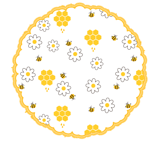 กระติกน้ำ สีชมพู-ลายกระต่าย