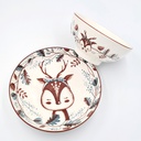 Y24(F) จานบัว 8นิ้ว (60ใบ)