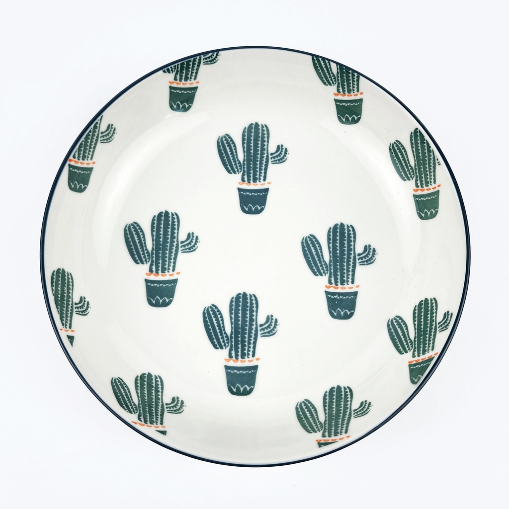 Y144(F) จานบัว 8นิ้ว (60ใบ)