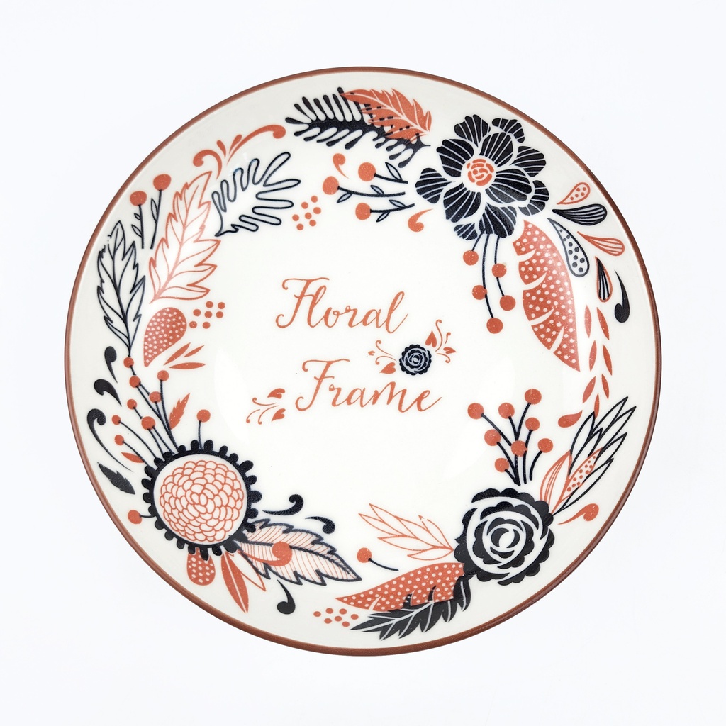 Y78(F)จานบัว 8นิ้ว (60ใบ)