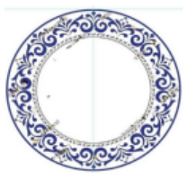 印花8寸饭盘YD66(F)