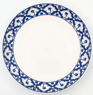 T022(F) จานบัว 9นิ้ว (40ใบ)