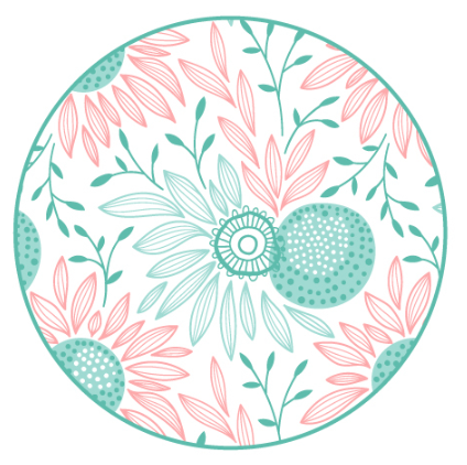 印花6寸直口碗Y196(F)