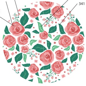 [CK-CC45-Y95(F)] Y95(F) 潮州印花4.5寸高尔夫球碗