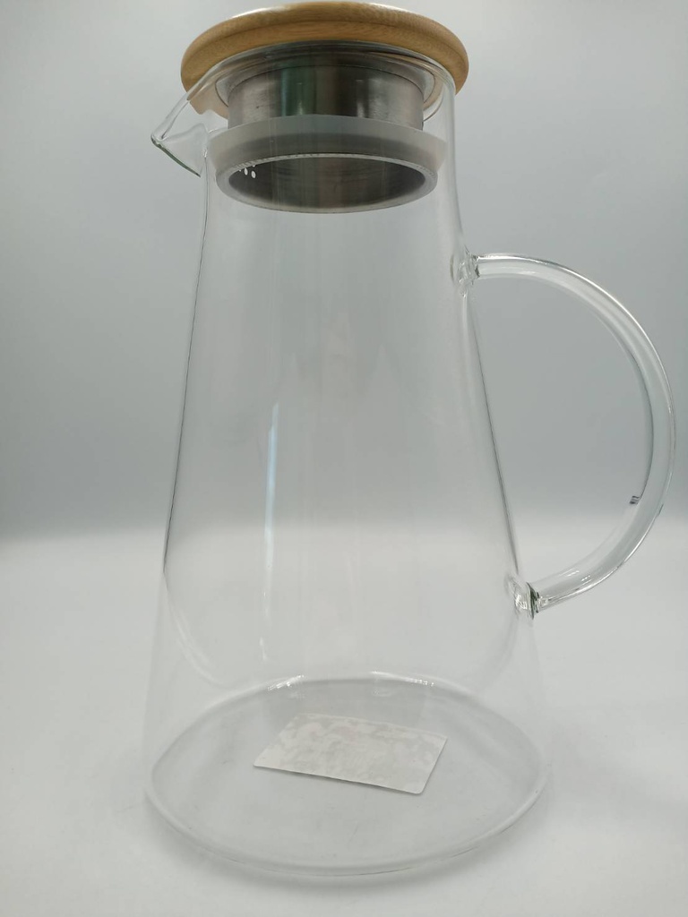 เหยือกแก้ว ฝาไม้ 1800ML (24ใบ)