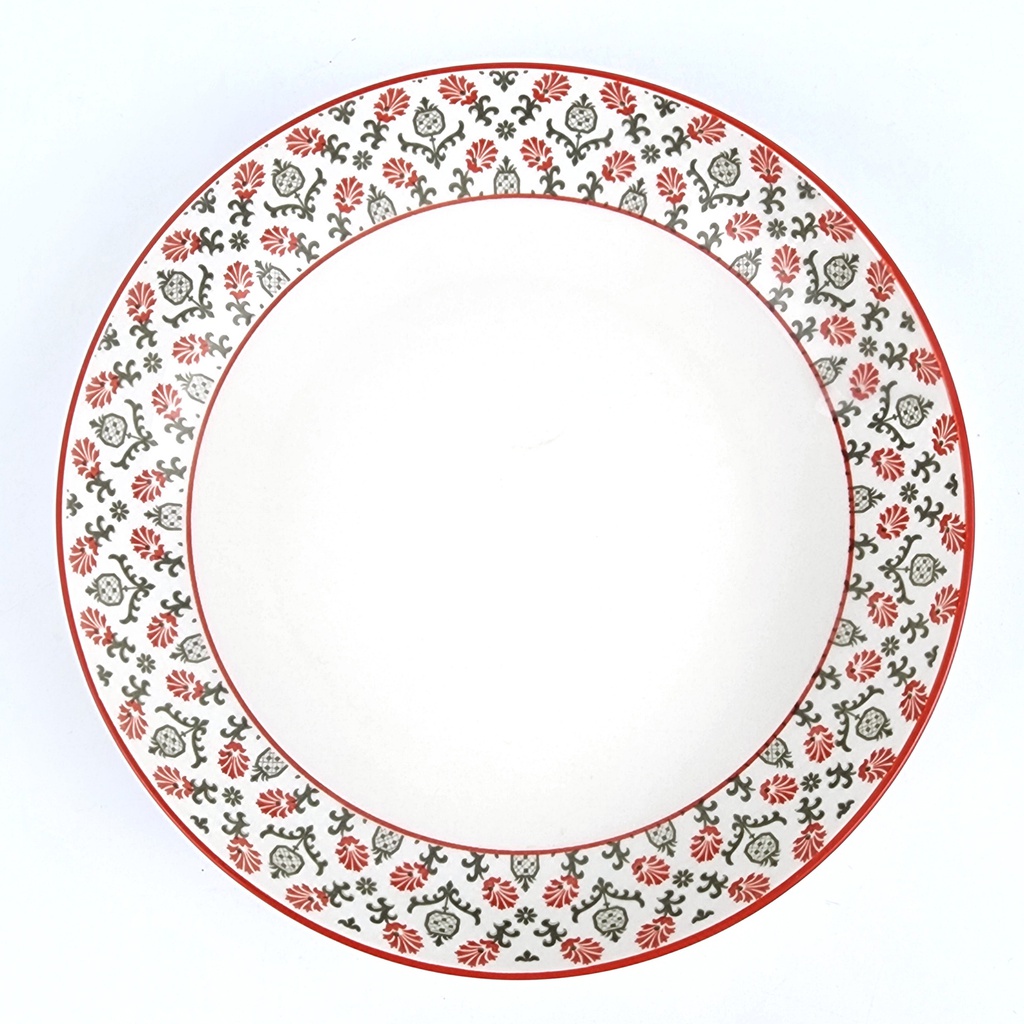 Y212(F) จานบัว 8นิ้ว (48ใบ)