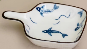 260-1 จานเล็กมีด้ามจับทรงเหลี่ยม 8.8*12.7*2.5ซม. (180ใบ)