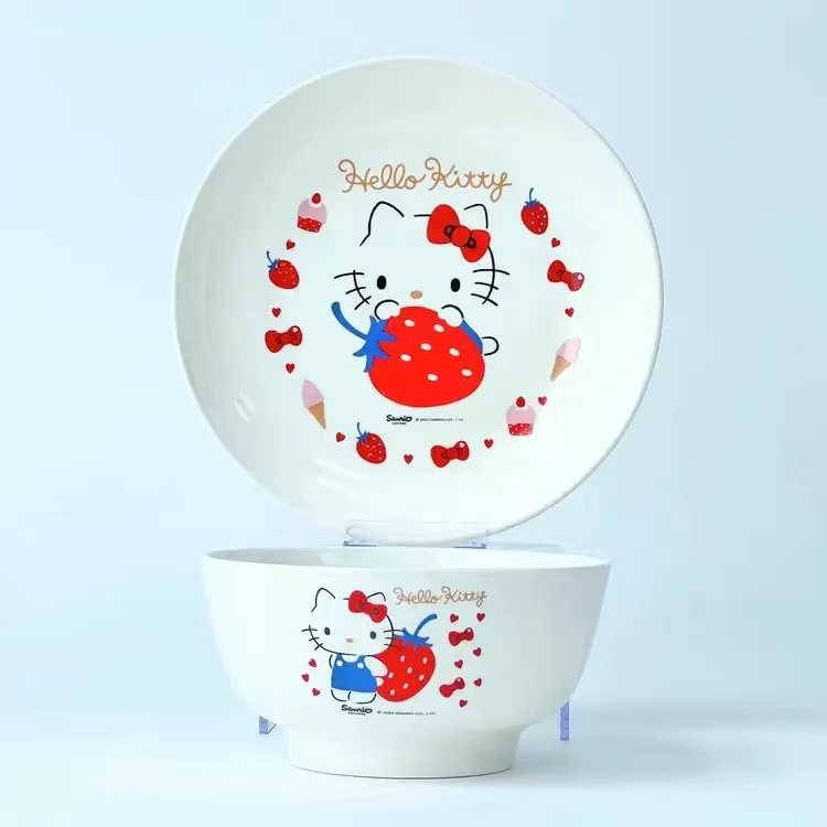 贴花8寸饭盘KT17