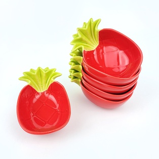 ถ้วย สับปะรด 4.5นิ้ว (red)(216ใบ)