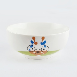 山东贴花6寸直口碗-87