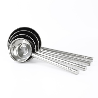 กระบวยตักน้ำSTL 16cm. (ด้ามสั้น 30cm.) (48อัน)