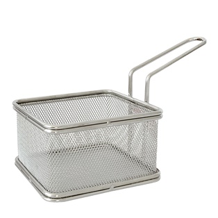 ตะกร้าทอด STL ทรงเหลี่ยม (STL201) 11x9x6.5ซม. (48อัน)