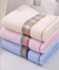 ผ้าเช็ดผมสีพื้น ลายสก็อต 14x28 นิ้ว (1โหล）