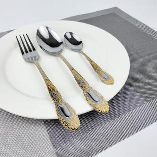 局部镀金小勺（6支装）