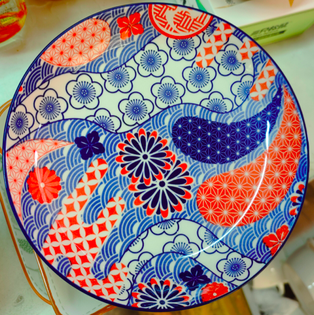 YD73B(F)印花8寸饭盘 （48）