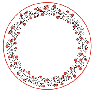 Y218(F) จานบัว 8นิ้ว (48ใบ)