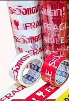 RED TAPE FRAGILE 100Y x 72 ROLLS x 1CTN