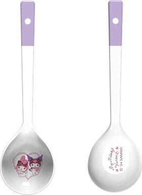 KM03-1ช้อนเซรามิคด้ามยาว (24ชิ้น)