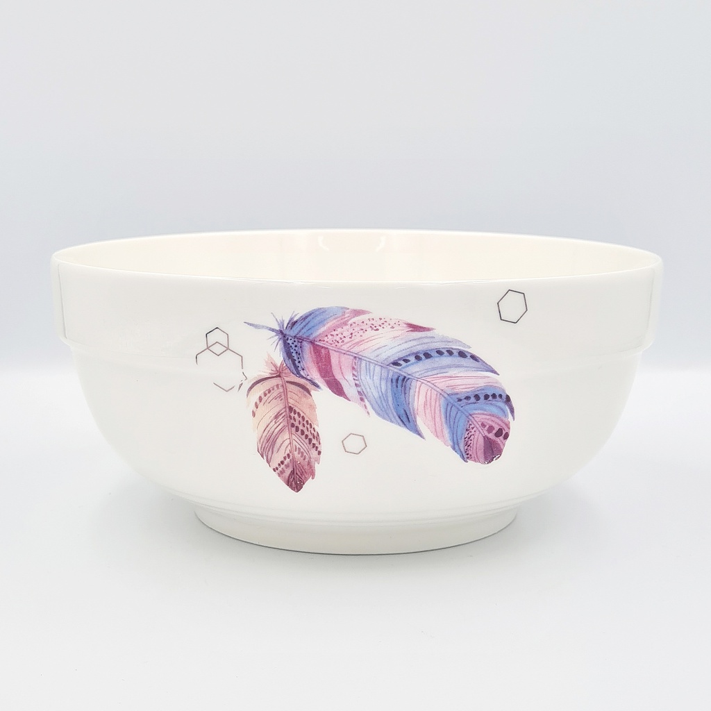 NO.B7[CA808]ชาม ทรงซ้อน (ลาย) 8นิ้ว (30ใบ)