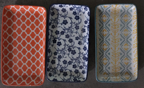 จานเปลเหลี่ยม 8นิ้ว (60ใบ)