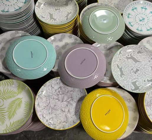 A43 จานแบนลายนูน (รุ่นAlice) 8นิ้ว (56ใบ)