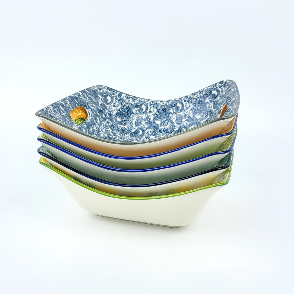 12寸四方双耳盘A52