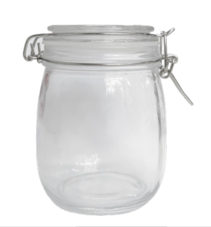 圆形卡扣密封罐3000ml
