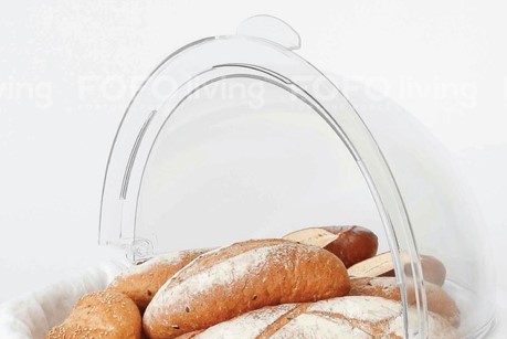 圆形面包篮塑料盖

