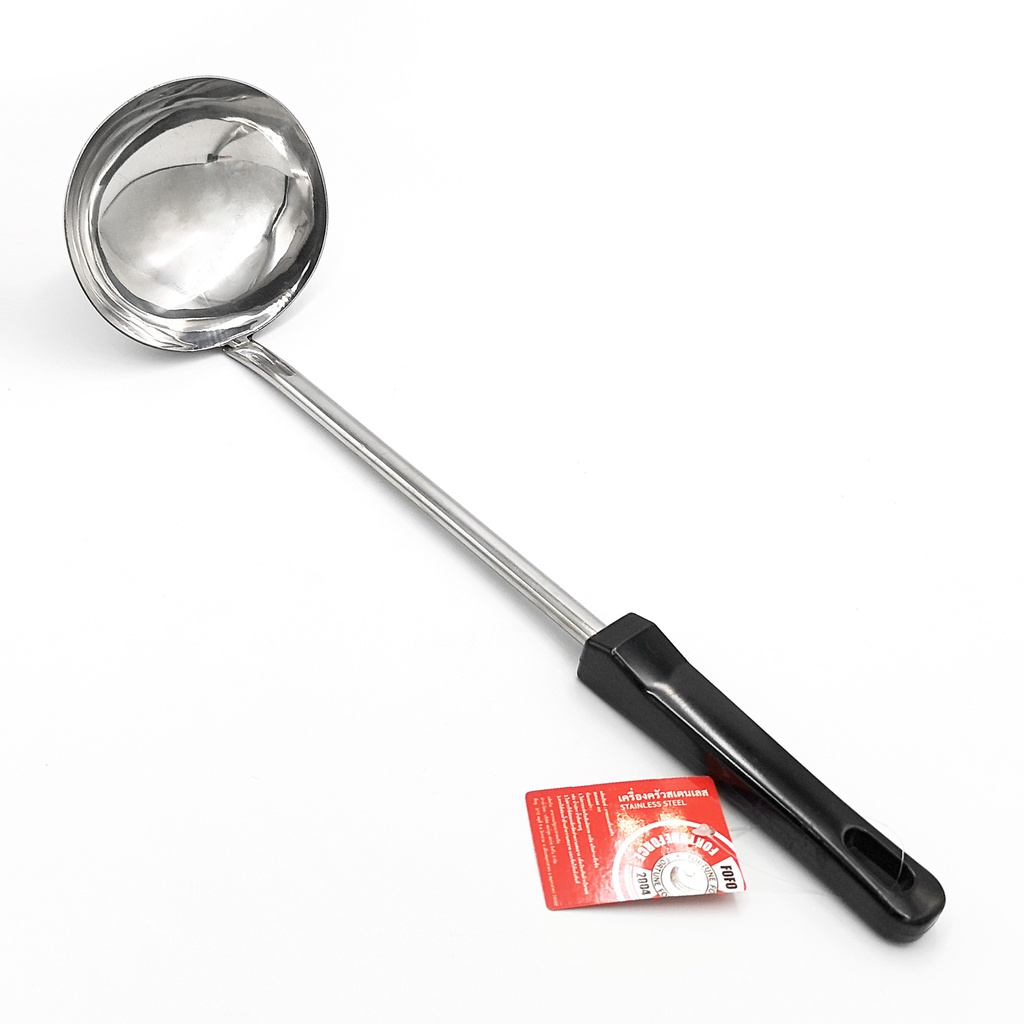 กระบวย ด้ามดำแบกกาไลท์ 4 นิ้ว (144อัน)