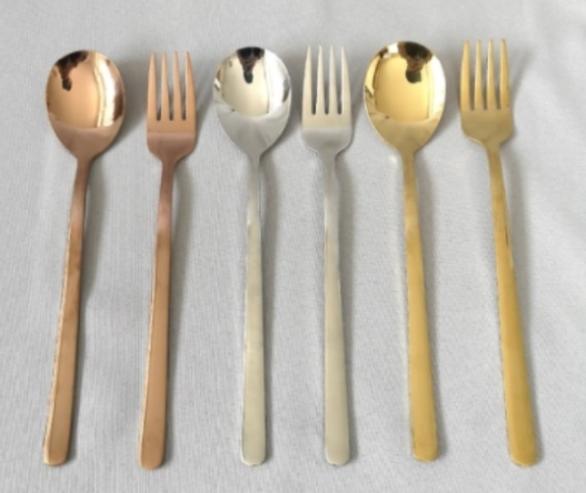 ช้อน เกาหลี (ทอง) SUS304(120คัน)