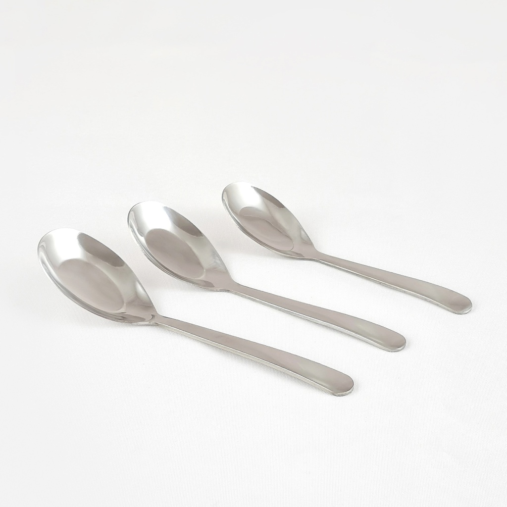 ช้อนกลางด้ามยาว 15ซม. (เงิน)