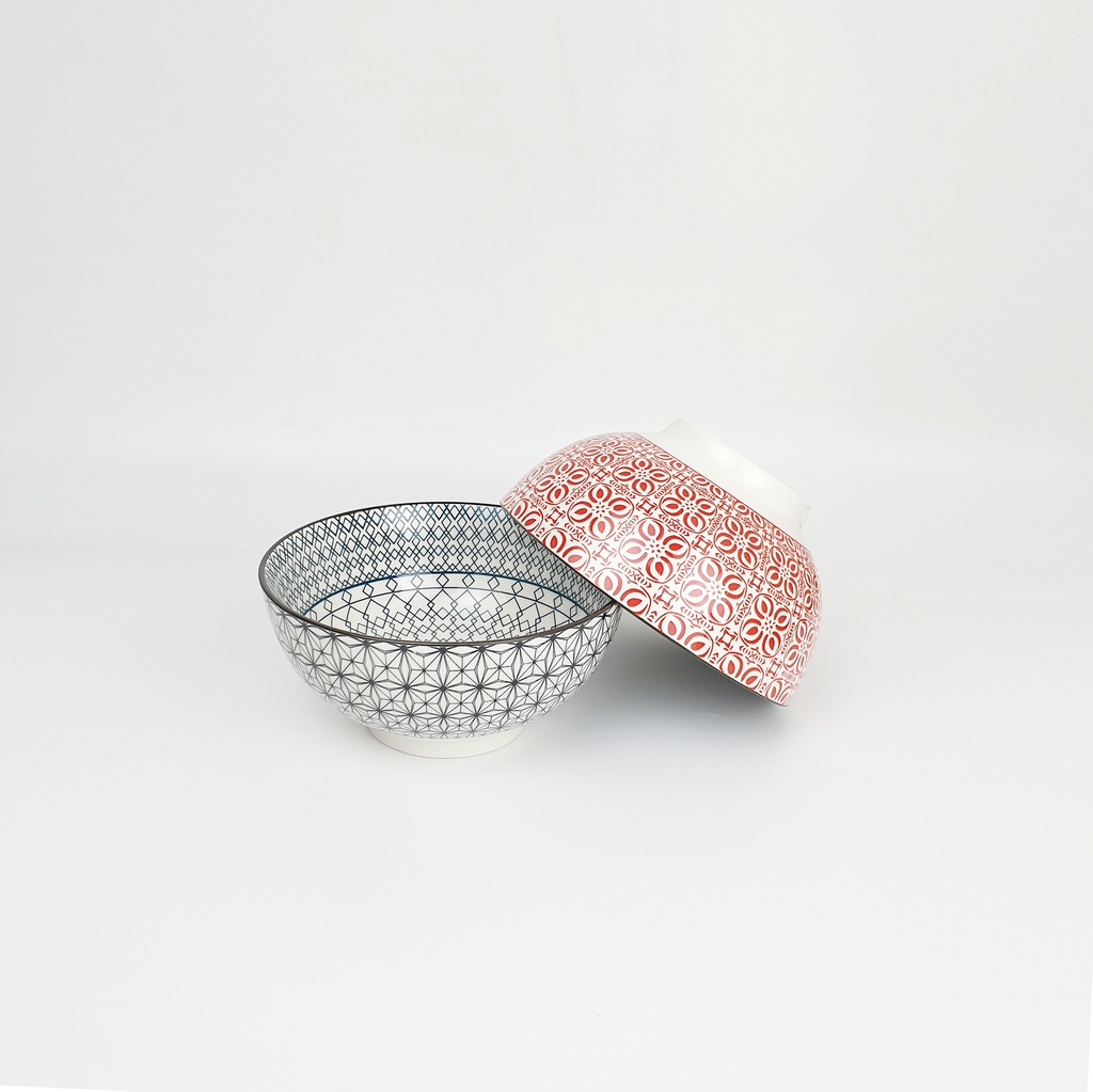 A120 ชามบัว 6นิ้ว คละลาย(72ใบ)