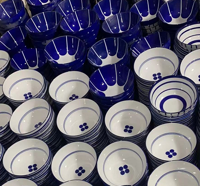 6寸直口碗（青花）