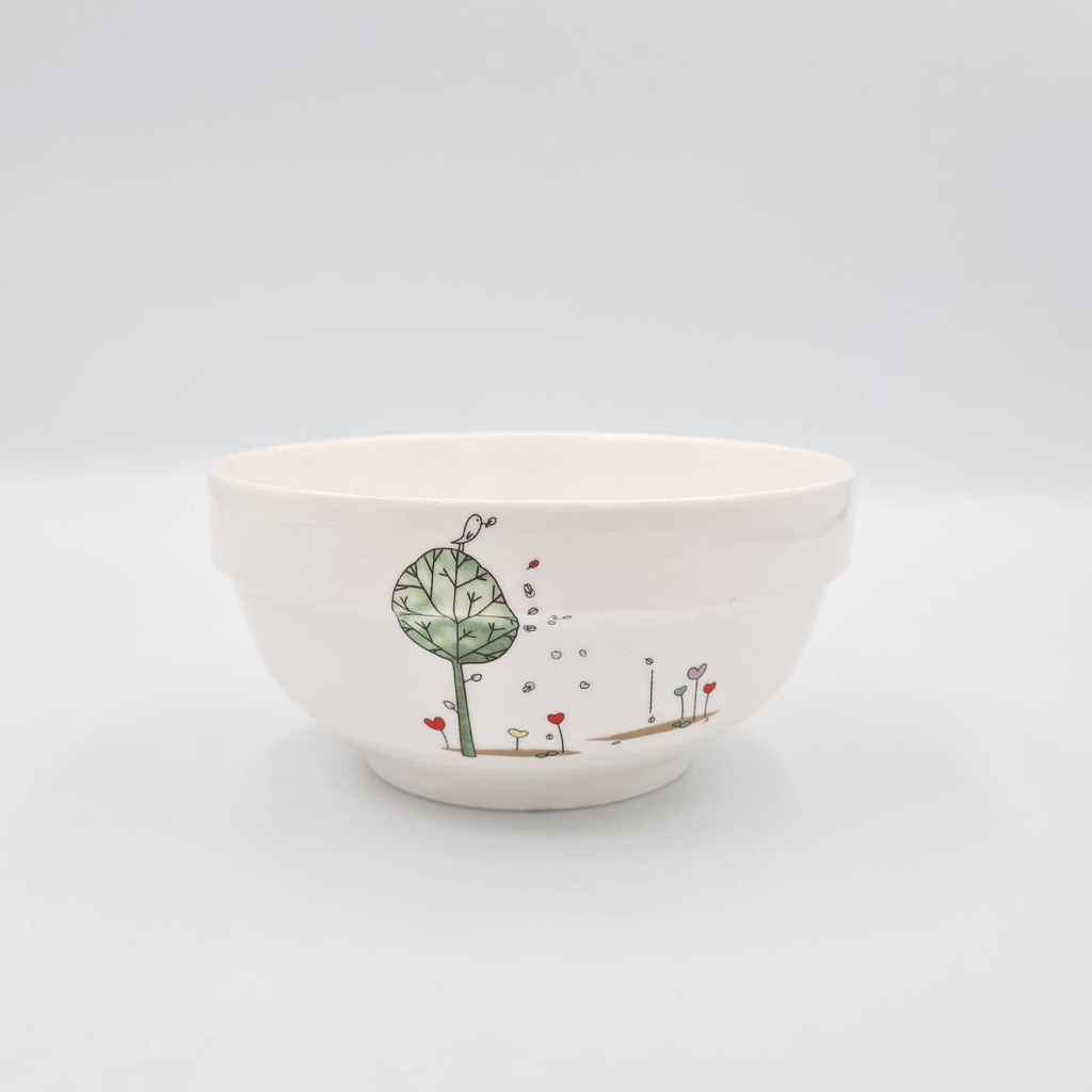 贴花6寸护边碗-129