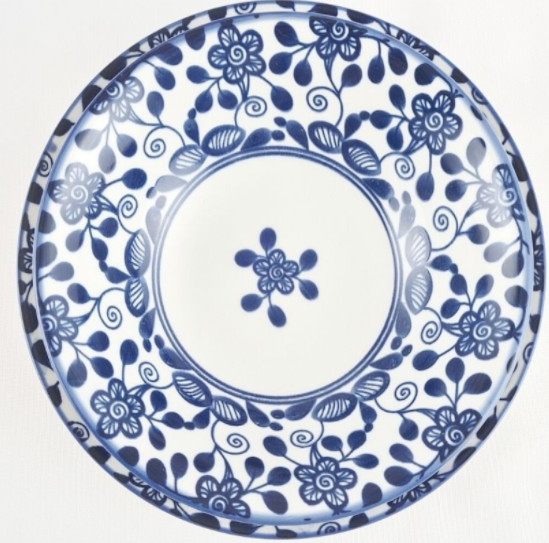 山西印花6直口碗 016 (3N)(48)