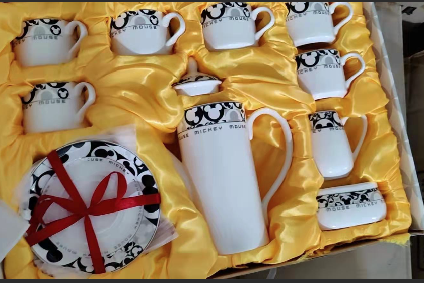 ชุดแก้วกาแฟพร้อมจานรอง 15ชิ้น (6ชุด)