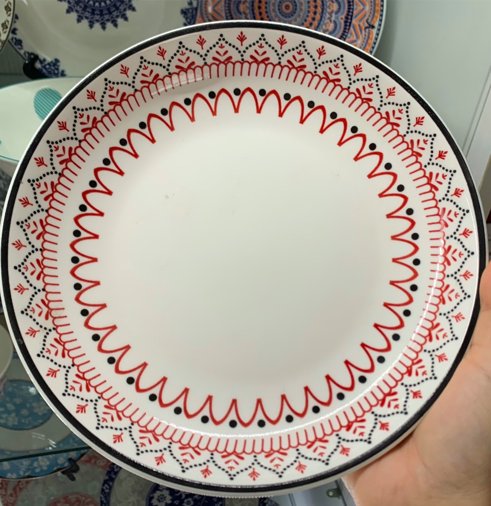 山西印花8饭盘 YD25 (3N)(48)