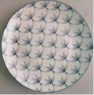 山西印花8饭盘YD27 (3N)(48)